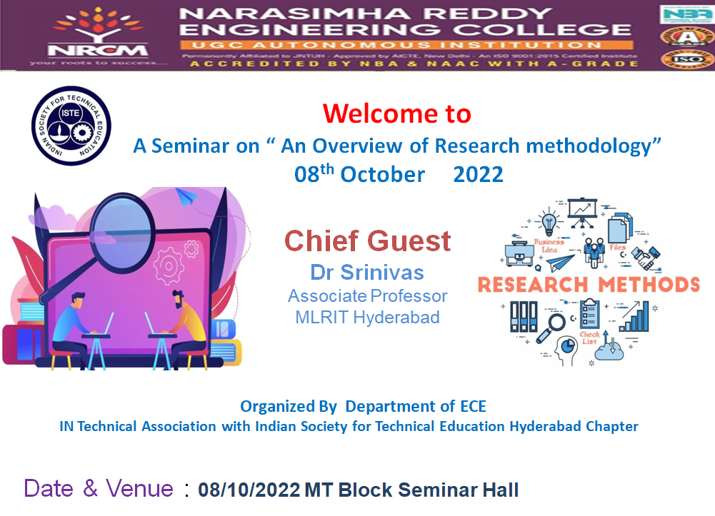 Seminar On An Overview of Research Methodology 